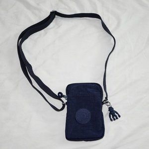 Kipling Tally Crossbody Phone Bag Navy Blue